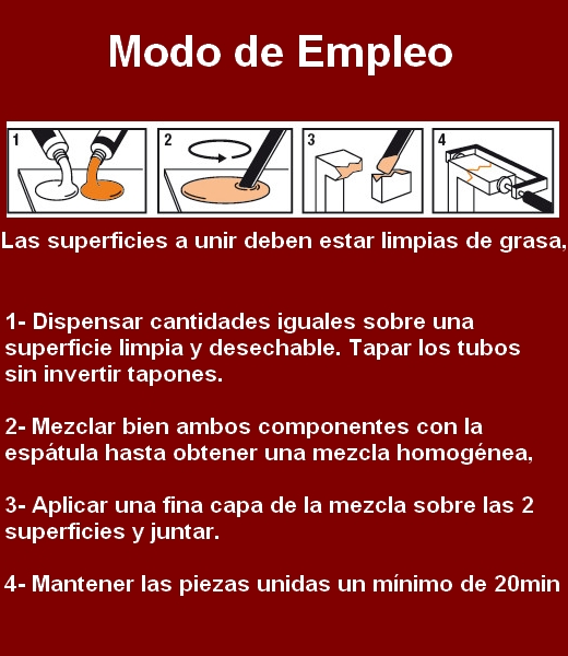 Modo de empleo Araldit