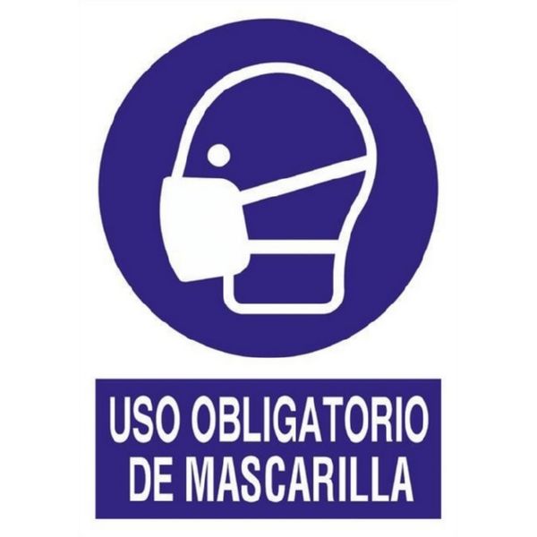 CARTEL USO OBLIGATORIO DE MASCARILLA