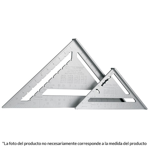 ESCUADRA ALUMINIO MULTIUSOS 30 CM