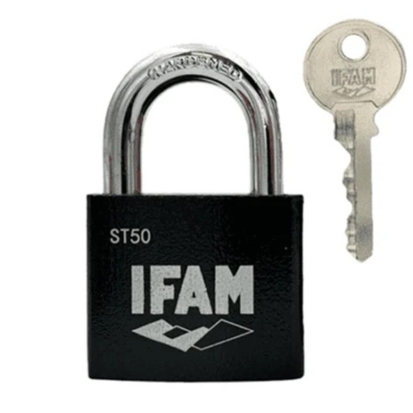 CANDADO NEGRO ASA NORMAL 20mm IFAM