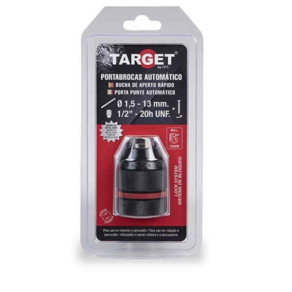 PORTABROCAS AUTO 1/2-20H TARGET 1,5-13 MM PB7620N