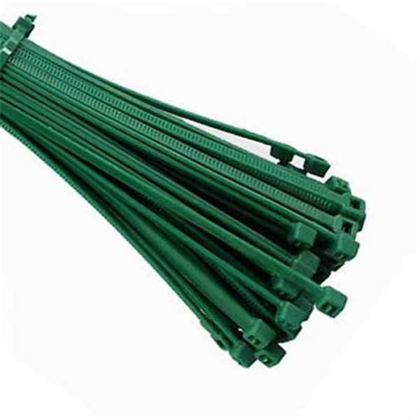 BOLSA 100 BRIDAS NYLON 2.5x100 VERDE
