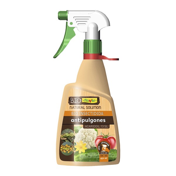 INSECTICIDA BIO ANTIPULGONES FLOWER 450ml.