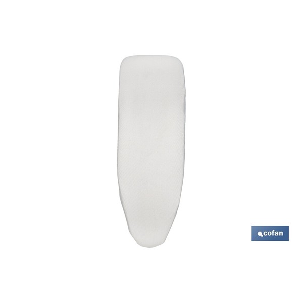 FUNDA TABLA PLANCHAR 135X53 ACOLCHADA GRIS METALIZADO COFAN