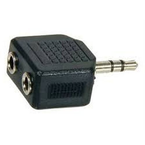 ADAPTADOR AUDIO MACHO A 2 HEMBRAS
