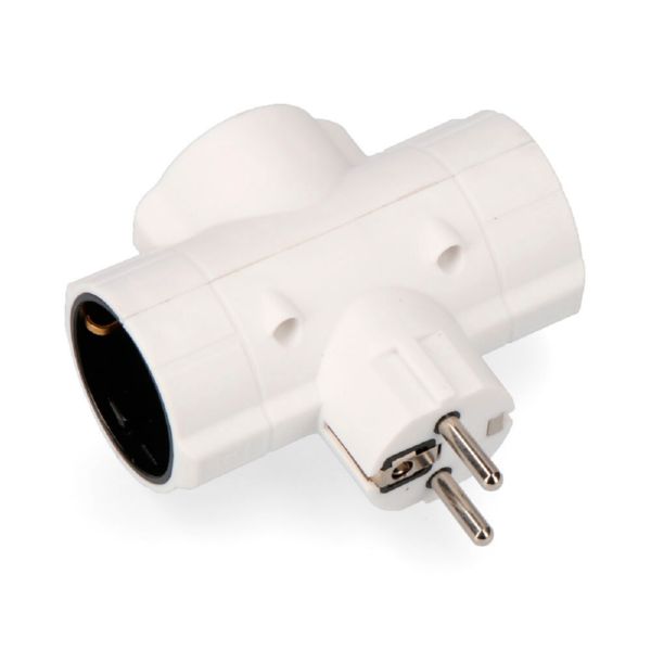 ADAPTADOR TRIPLE CHUCO 16A.