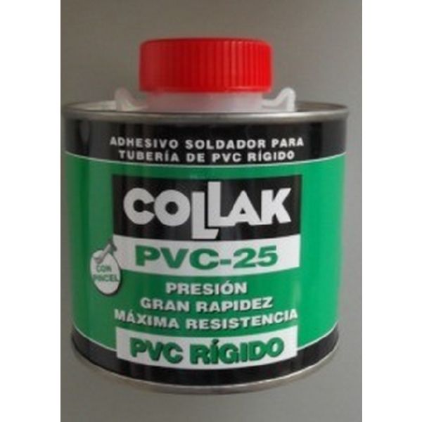 ADHESIVO TUBERIAS PVC 250ML CON PINCEL.