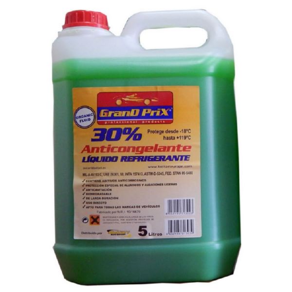 ANTICONGELANTE 30% 5L. VERDE