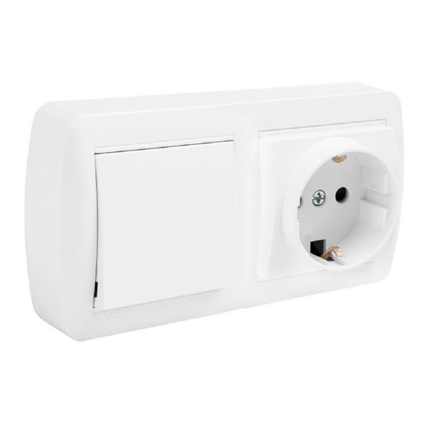 BASE DOBLE BIPOLAR CON T/T LATERAL + CONMUTADOR 