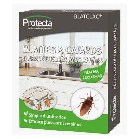 BLAT'CLAC CEBO 5 TRAMPAS CUCARACHAS