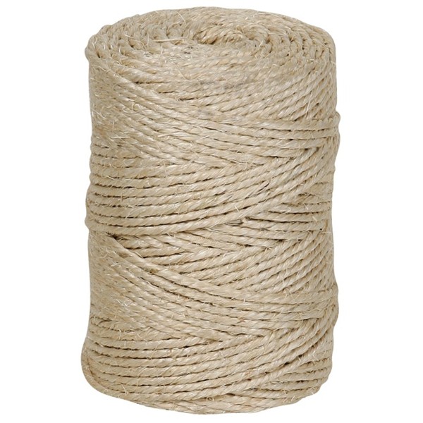 BOBINA HILO SISAL 2 CABOS 700gr. 3mm. 146m.