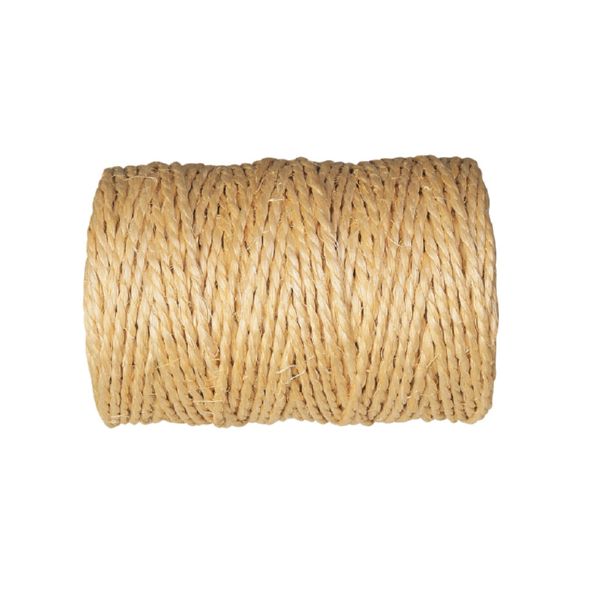 BOBINA HILO SISAL 2 CABOS 200g. 2,5mm. 49m.