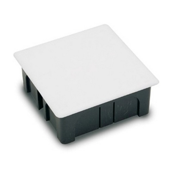 CAJA EMPALME EMPOTRAR CUADRADA CON GARRA 100x100x45 mm. (3201)