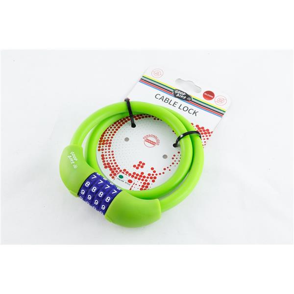 ANTIRROBO BICICLETA COMBINACION CABLE FORRO SILICONA  12X650MM