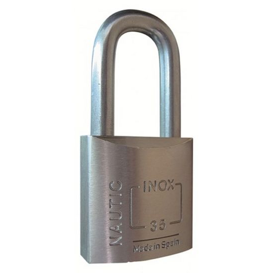 CANDADO INOX ARCO LARGO 35mm LINCE