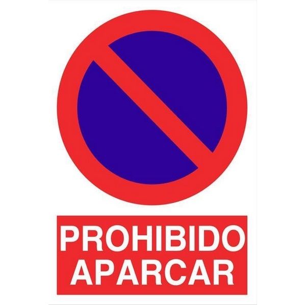 CARTEL "PROHIBIDO APARCAR" 210X297 COFAN