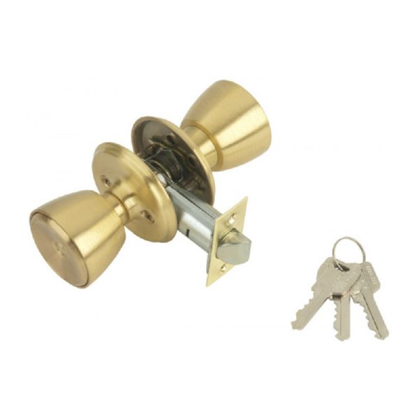 CERRADURA MCM POMO-LLAVE LATON DE 60