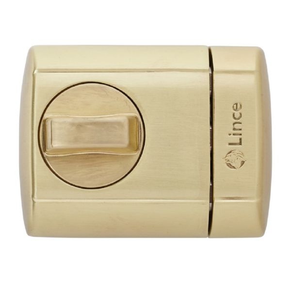 CERROJO 4930 77X75+26X24MM DORADO LINCE