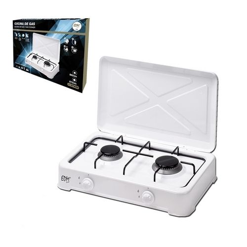 COCINA DE GAS 2 FUEGOS EDM