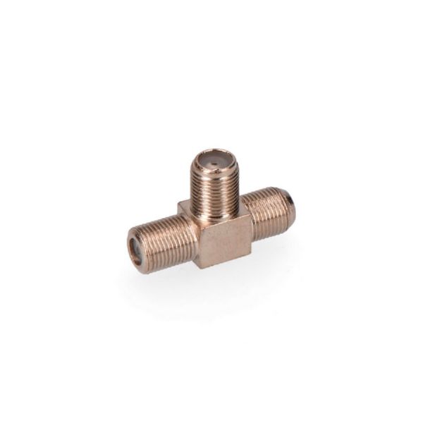 CONECTOR PARABOLICA DERIVADOR "F" FORMA "T"
