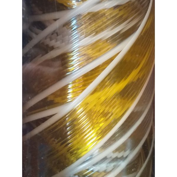 CORTINA CINTAS ALMADA AMARILLA 90X210