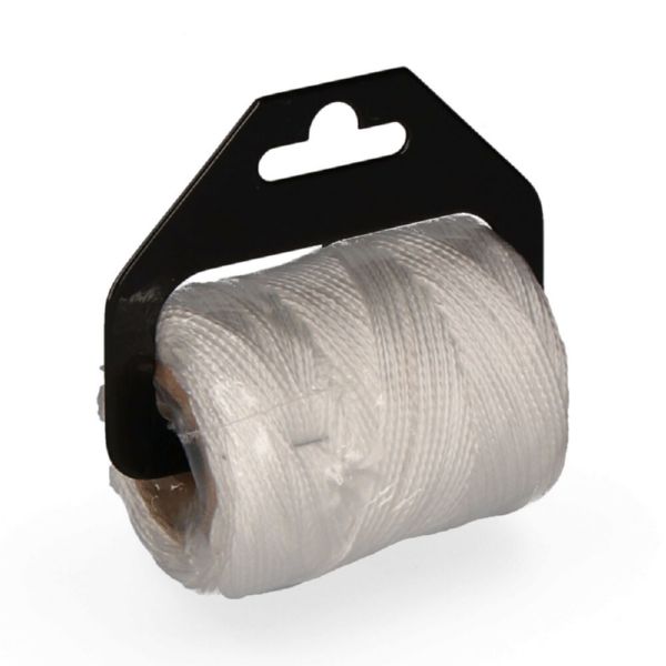 BOBINA HILO POLIPROPILENO BLANCO 200m.