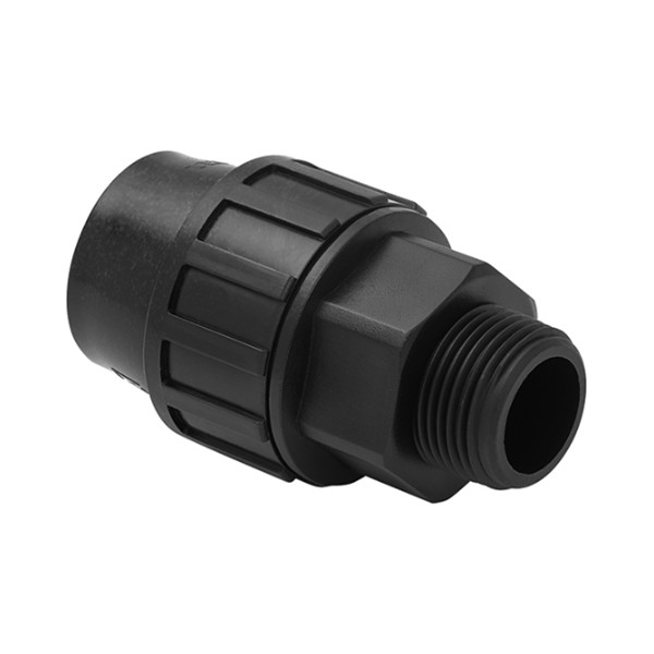 ENLACE PE ROSCA MACHO 3/4 a 25 NEGRO