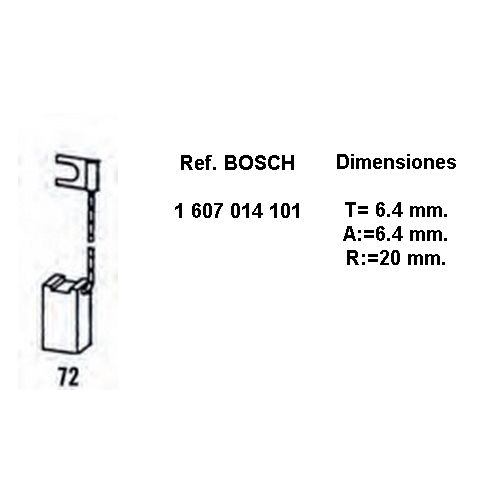 ESCOBILLA BOSCH 0104