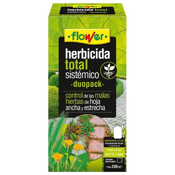 HERBICIDA TOTAL SISTEMICO FLOWER 25+25ML.