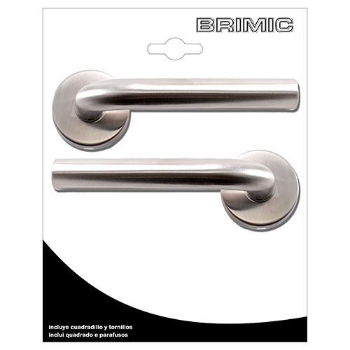 JUEGO MANETA ROSETA 575 INOX