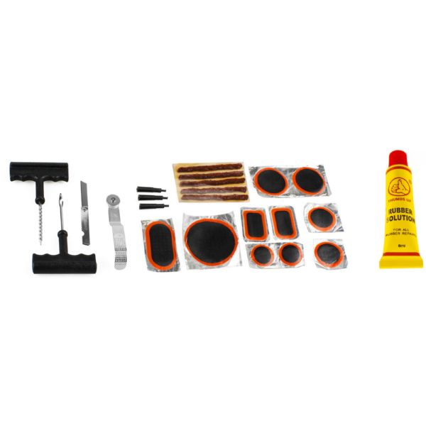 KIT REPARACION PINCHAZOS Y RUEDAS 23 PIEZAS