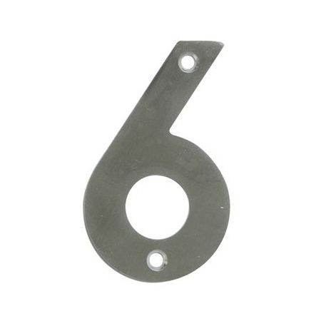 NUMERO "6" INOX AMIG 