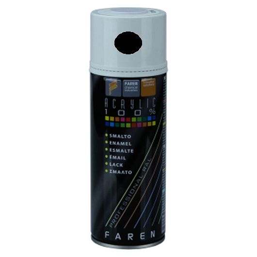 PINTURA ESPRAY ACRYLIC NEGRO BRILLO 400ML.FAREN
