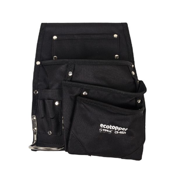 PORTAHERRAMIENTAS PROF 06 BOLSILLOS NYLON NEGRO