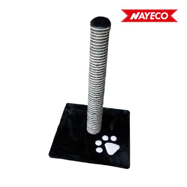 RASCADOR SAVANNA POSTE NEGRO 63x40x40CM NAYECO