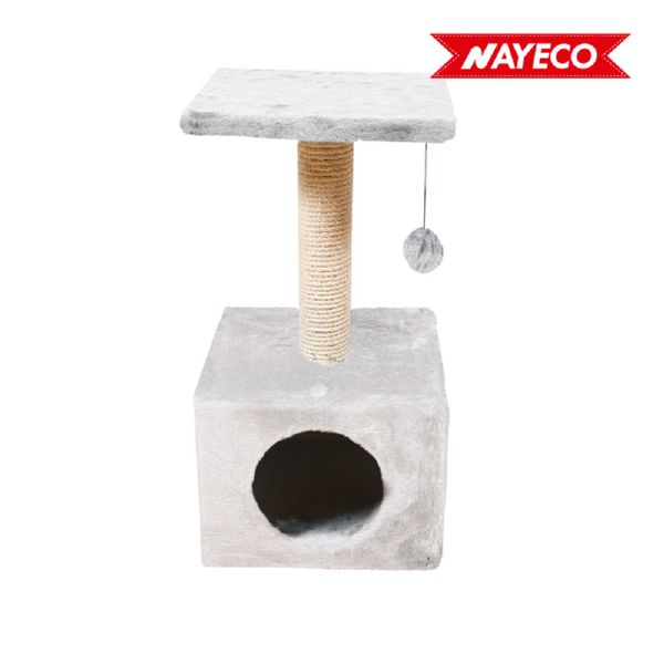 RASCADOR SAVANNA TOWN GRIS CLARO 60x30x30CM NAYECO