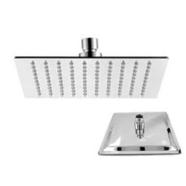 ROCIADOR DUCHA CUADRADO LATON CROMADO 200x200mm de 1/2