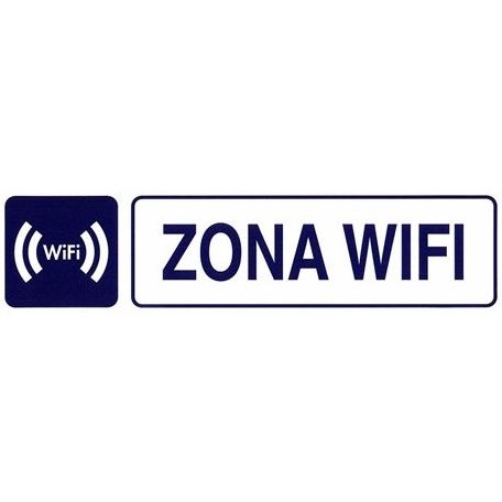 SE&Ntilde;AL ADHESIVA ZONA WIFI COFAN