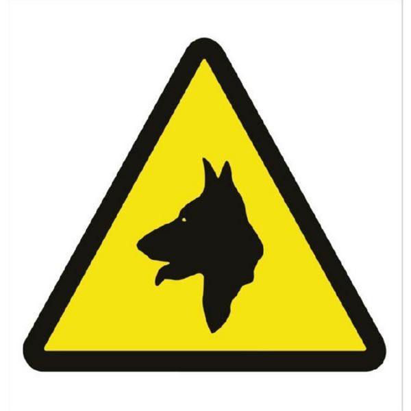 SE&Ntilde;AL PELIGRO PERROS 210X210 COFAN