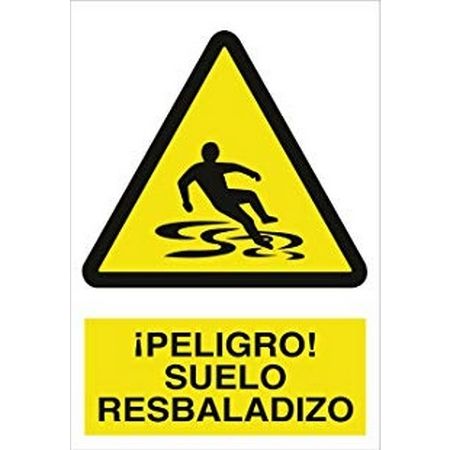 SE&Ntilde;AL PELIGRO SUELO RESBALADIZO 297X210 COFAN