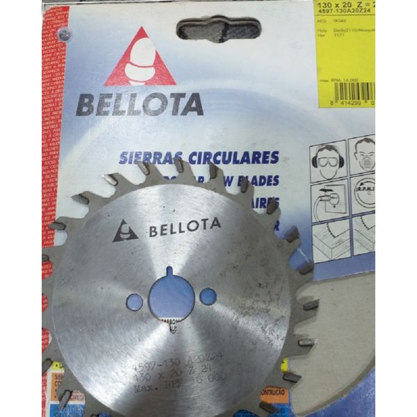 SIERRA CIRCULAR MADERA 130X20 BELLOTA