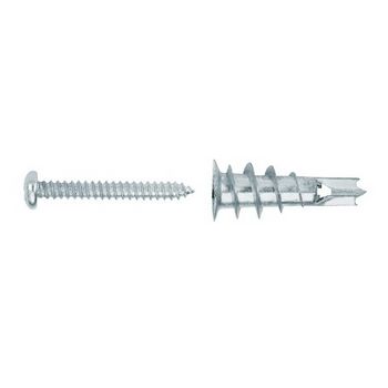 TACO METALICO CAJA 100 u.  PARA PLADUR CON TORNILLO 13X32 (1 de 100)