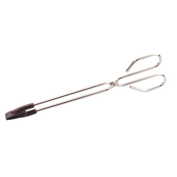 TENACILLA INOX CARNE 34 CM  PALA ESTRECHA