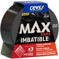 CINTA AMERICANA MAX IMBATIBLE DE CEYS 25M X 48MM PLATA