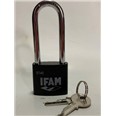 CANDADO NEGRO ASA LARGA 40mm IFAM