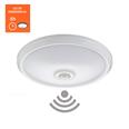 APLIQUE DE SUPERFICIE CON SENSOR Y LUZ DE EMERGENCIA IP20 1100 LUMENS 16W 30 LEDS 4.000K LUZ DIA EDM