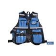 CHALECO PORTAHERRAMIENTAS MULTIBOLSILLOS AJUNTABLE CON BANDAS REFLECTANTES TALLA UNICA