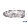 FUNDA TABLA PLANCHAR 135X53 ACOLCHADA RAMAS GRIS COFAN