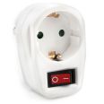 ADAPTADOR 10/16A 1 TOMA CON INTERRUPTOR