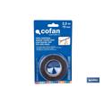 CINTA AUTOVULCANIZABLE 19 mm x 2,5 M. en blister COFAN